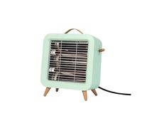 Petit Radiateur Électrique À Quartz, Lumière Rouge, Ligne De Plinthe Solaire, Poêle De Cuisson, Mini Ventilateur De Bureau Domestique, Chauffage De L'espace Facile à Utiliser(550W Green)