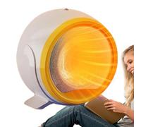 Petit Radiateur Électrique,Ventilateur Soufflant D'Air Chaud Silencieux Pour Bureau - Ventilateur Chauffant Céramique Portable avec Protection Surchauffe et Renversement - pour Chambre, Bureau, Maison