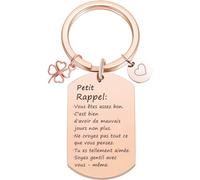 Petit Rappel Porte - clés, Cadeau de Santé Mentale, Vous êtes Assez Bonne clé, Affirmation Quotidienne Inspiration Améliorer la Citation, Amour de Soi