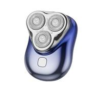Petit rasoir électrique rechargeable pour homme avec 3 têtes flottantes multifonction, texture ABS pour un rasage de près