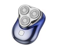 Petit rasoir électrique rechargeable pour homme avec 3 têtes flottantes multifonction, texture ABS pour un rasage de près
