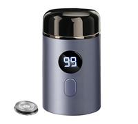 Petit rasoir électrique - Tondeuse à barbe étanche, outil de toilettage rotatif portable, rasoir de visage rechargeable de type C, épilateur de voyage compact | Rasoir électrique pour la maison et le