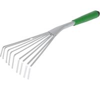 Petit râteau avec manche plastique 41,5cm râteau éventail râteau manuel râteau outil de jardinage