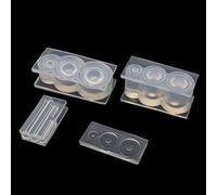 Petit récipient pour bouteille avec couvercle paille - Moule en silicone époxy - Moule à bijoux - Tasse à thé au lait pour décoration d'intérieur - Moules en silicone - Kit de bijoux