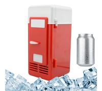 Petit réfrigérateur - Appareil compact enfichable | Réfrigérateur personnel pour soins de la peau | Friidge personnel USB | Mini réfrigérateur adapté pour chambre à coucher, dortoir, maquillage