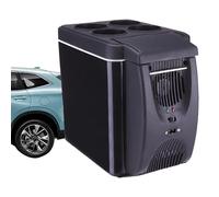 Petit réfrigérateur de voiture - 6 L - Grand congélateur silencieux et multifonction, économiseur d'espace et résistant aux chocs | Réfrigérateur de pique-nique en plein air pour SUV