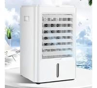 Petit refroidisseur d'air avec réservoir d'eau de 4 L, refroidisseur d'air par évaporation personnel 4 en 1 avec télécommande, 4 blocs réfrigérants, ventilateur mobile pour intérieur, chambre, burea