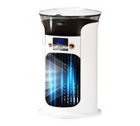 Petit refroidisseur d'air portable, climatiseur portable - Humidificateur de refroidissement de chambre | Refroidisseur d'air USB silencieux pour extérieur intérieur avec télécommande et lumière L