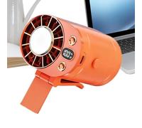 Petit refroidisseur de serrage - Hélice rotative sans fil, aérateur de bureau portable, moteur de tête de lit alimenté par USB, générateur de brise silencieux, équipement utilitaire d'été | pour une c