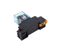 Petit Relais avec Base de Prise, Relais de Puissance 10A DPDT LY2NJ HH62P HHC68A-2Z, pour Moteurs de Compresseur de Climatiseur Domestique