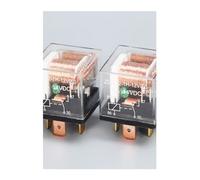 Petit relais de voiture Transparent 80A, 1 pièce, ventilateur de phare, Modification de climatiseur, 12v, 24v, 4 broches, cinq broches(Four legs,24V)