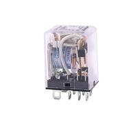 Petit relais électromagnétique DC série JQX13F-L intermédiaire AC 12V 36V110V 220V AC/DC, deux ouverts et fermés(24VDC)