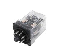 Petit relais électromagnétique haute puissance JQX-10F/2Z 220V 24V, avec lumière, 8 broches(JQX 10F3Z,AC220V)