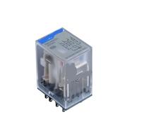 Petit relais électromagnétique intermédiaire NXJ-4Z1 AC220V DC12V 24V avec lumière 14 pieds MY4NJ(With light 110VAC)