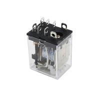 Petit relais intermédiaire électromagnétique JQX-13F(D)/2Z LY2NJ 220V24V grand 8 broches 10A(Single relay AC24)