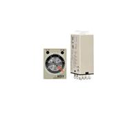 Petit relais temporisé contrôle de retard de mise sous tension 1S/5S/10S/30S/60S/3M 14 broches DC24V 4NO + 4NC avec base H3Y-4-C(H3Y-4-C DC24V 5S)