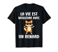 Petit Renards mignon la vie est meilleure avec un Renard T-Shirt