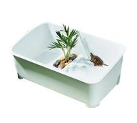 Petit réservoir de Tortue, kit de réservoir de Tortue - Habitat de Petite Tortue approfondie,5 Zones multifonctionnelles, Reptile Terrarium Planant Les Plates-Formes pour Les Tortues Aquatiques