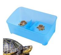 Petit réservoir de tortues, kit de démarrage pour tortues profondes, 5 zones multifonctionnelles, plates-formes pour terrarium de reptiles pour tortues aquatiques