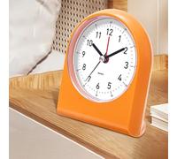 Petit réveil en forme d'éventail - Réveil d'autodiscipline - Pour chambre d'enfant - Orange