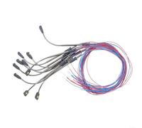 Petit réverbère LED pour échelle N et jauge TT pour modélisme trains 42 mm de haut avec câblage intégré pour compatibilité système 3 V