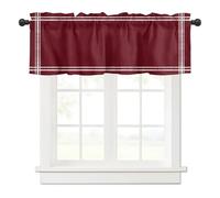 Petit Rideau Rideaux Courts de Couleur Unie Kaki Clair for Cuisine, café, Armoire à vin, Porte, fenêtre, Petits Rideaux, Rideau Garde-Robe, décoration d'intérieur pour Windows(LXM10221)