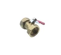 Petit robinet à bille en laiton 1/8 "1/4" 3/8 "1/2", filetage femelle/mâle, Joint de connecteur de vanne en laiton, raccord de tuyau en cuivre, adaptateur de coupleur(Male 1/8")