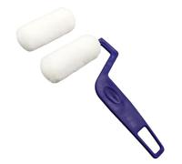 Petit rouleau de peinture - Brosse à rouleau de peinture | Petit rouleau de peinture en mousse, rouleau de peinture de finition fine | Brosse à rouleau de peinture multifonctionnelle, rouleau de