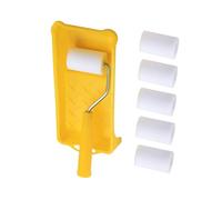 Petit rouleau de peinture de 5,1 cm - Éponge compacte - Étui de rangement facile pour des bords précis - Finition lisse - Outil d'application de peinture non toxique