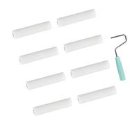 Petit rouleau de peinture en mousse pour travaux manuels, facile à nettoyer, rouleau de finition fine pour usage professionnel et rouleau de peinture en mousse