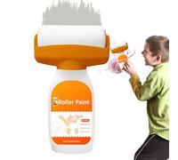 Petit rouleau mural - Brosse de réparation compacte, outil facile à prendre en main | Couverture solide des patchs, rouleau d'application précise avec revêtement émerge efficace pour salon, salle de