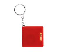 Petit ruban à mesurer en acier doté de niveaux à bulles intégrés, longueur de 1 mètre, facile à transporter, porte-clés, mécanisme de rétraction automatique, petits niveaux