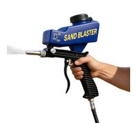 Petit sablage réglable anti-fuite | Sablage pour compresseur d'air comprimé pour coquilles de noyer, soda, poudre, métal, bois, verre, béton, armoire