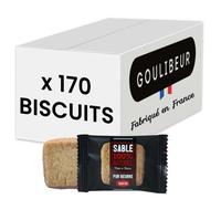 Petit Sablé Nature Pur Beurre Biscuit Goulibeur - Carton de 170 sablés emballés individuellement