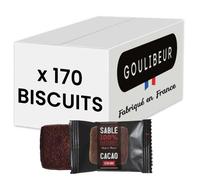 Petit Sablé Saveur Cacao Biscuit Goulibeur - Carton de 170 sablés emballés individuellement
