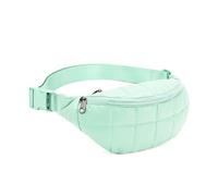 Petit sac à bandoulière avec sangle réglable - Sac banane décontracté pour le sport, l'entraînement, les voyages, la course à pied - Pour homme et femme - Taille solide, vert menthe, Beauté de masse