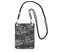 Petit sac à bandoulière Carry A Mobile Phone Bag Diagonally I Know The Plans Have You Declares Lord Mini sac à main à bandoulière Portefeuille pour smartphone