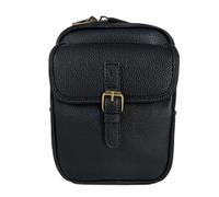 Petit sac à bandoulière - Cuir véritable - Sac en cuir | Sac en cuir anti-voleur 10 emplacements pour cartes dans le portefeuille Sangle intégrée de grande capacité Sac vintage pour mariage d'affaires