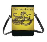 Petit sac à bandoulière Dont Tread On Me pour femme en cuir PU avec bandoulière