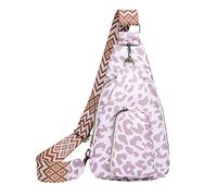Petit sac à bandoulière en cuir pour femme, sac de poitrine pour femme, sac à bandoulière pour appareil photo de voyage, Argenté., Taille unique
