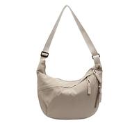 Petit sac à bandoulière en forme de demi-lune avec bandoulière multi-poches pour femme et homme, kaki, One Size