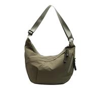 Petit sac à bandoulière en forme de demi-lune avec plusieurs poches, sac à bandoulière en forme de lune, sacs à raviolis souples, Vert, Taille unique