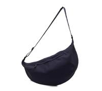 Petit sac à bandoulière en forme de demi-lune avec plusieurs poches, sacs à raviolis souples en forme de demi-lune, b, One Size