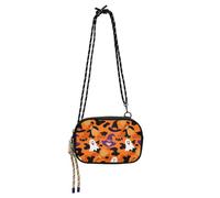 Petit sac à bandoulière Halloween orange camouflage citrouille pour homme beauté avec sangle réglable Mini sac à bandoulière Take a walk carteras elegantes para mujer