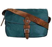 Petit sac à bandoulière KATANA femme en nylon garni cuir réf 29301 (7 coul.disp) (Lagon)