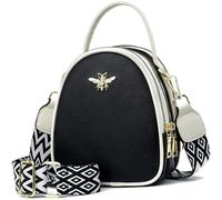 Petit sac à bandoulière léger pour femme élégant pour téléphone portable et portefeuille, 0-0-2-noir beige, Small
