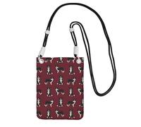 Petit sac à bandoulière, portefeuille pour téléphone portable, sac à main, sac à bandoulière, chien Border Collie, amoureux des animaux, projets de couture, Ruby,Noir