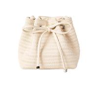 Petit sac à bandoulière pour femme avec cordon de serrage - Sac à bandoulière tendance en cuir - Cadeau de soirée - Sac à main à bandoulière avec cordon de serrage, beige, One Size