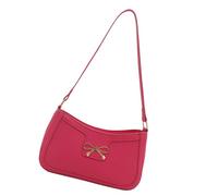 Petit sac à bandoulière pour femme avec nœud style rétro en cuir PU sac à main sous les bras pour un usage quotidien et décontracté sac à main pour femme, a, One Size