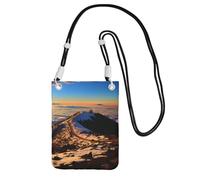 Petit sac à bandoulière pour femme - Mini portefeuille pour téléphone portable - Mauna Kea Summit Sunset